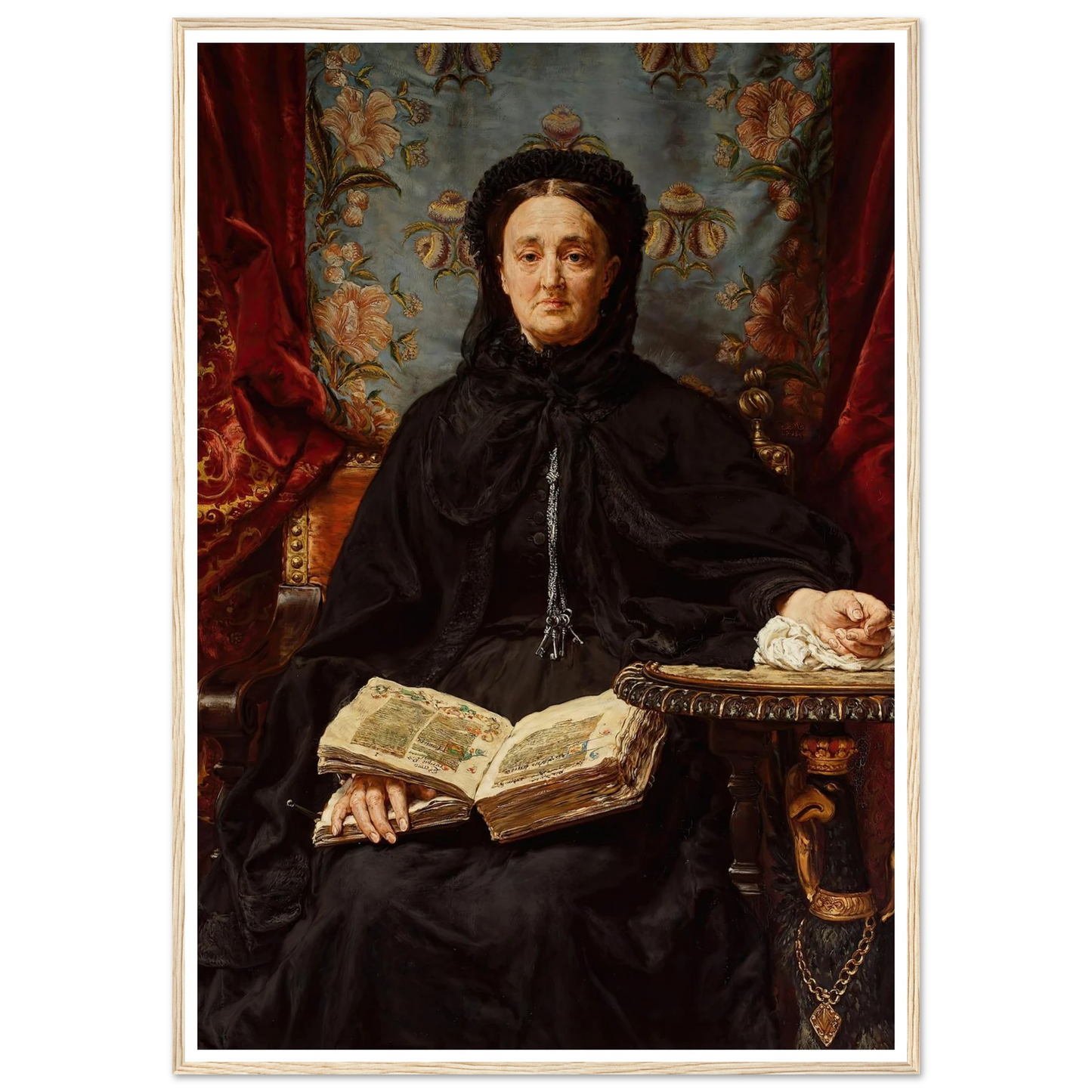 Portrait of Katarzyna Potocka née Branicka (1825–1907), wife of Adam (1890) Art Print | Jan Matejko-Quipham Collections