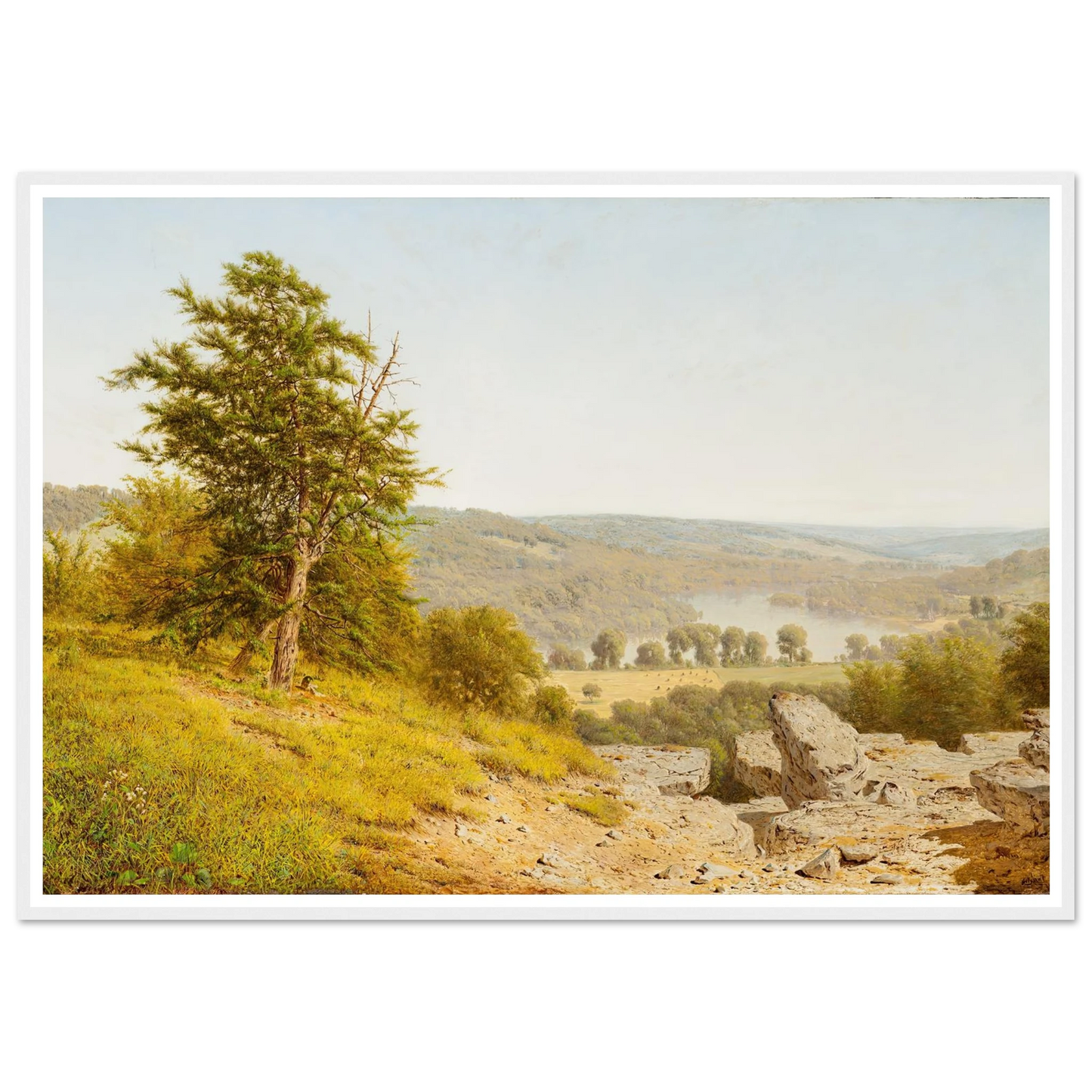 Landscape (1865) Art Print | Alexander Helwig Wyant-Quipham Collections