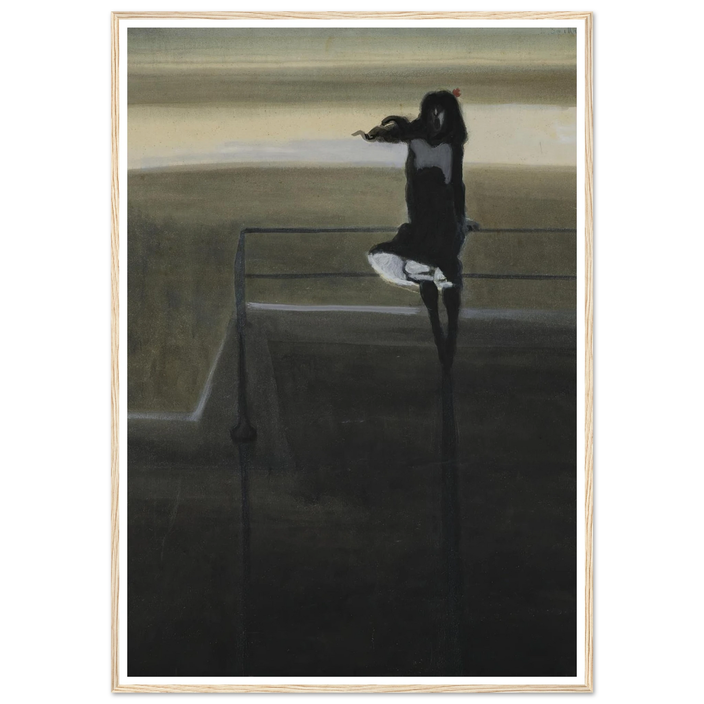 The gust of wind (1904) Art Print | Leon Spilliaert-Quipham Collections