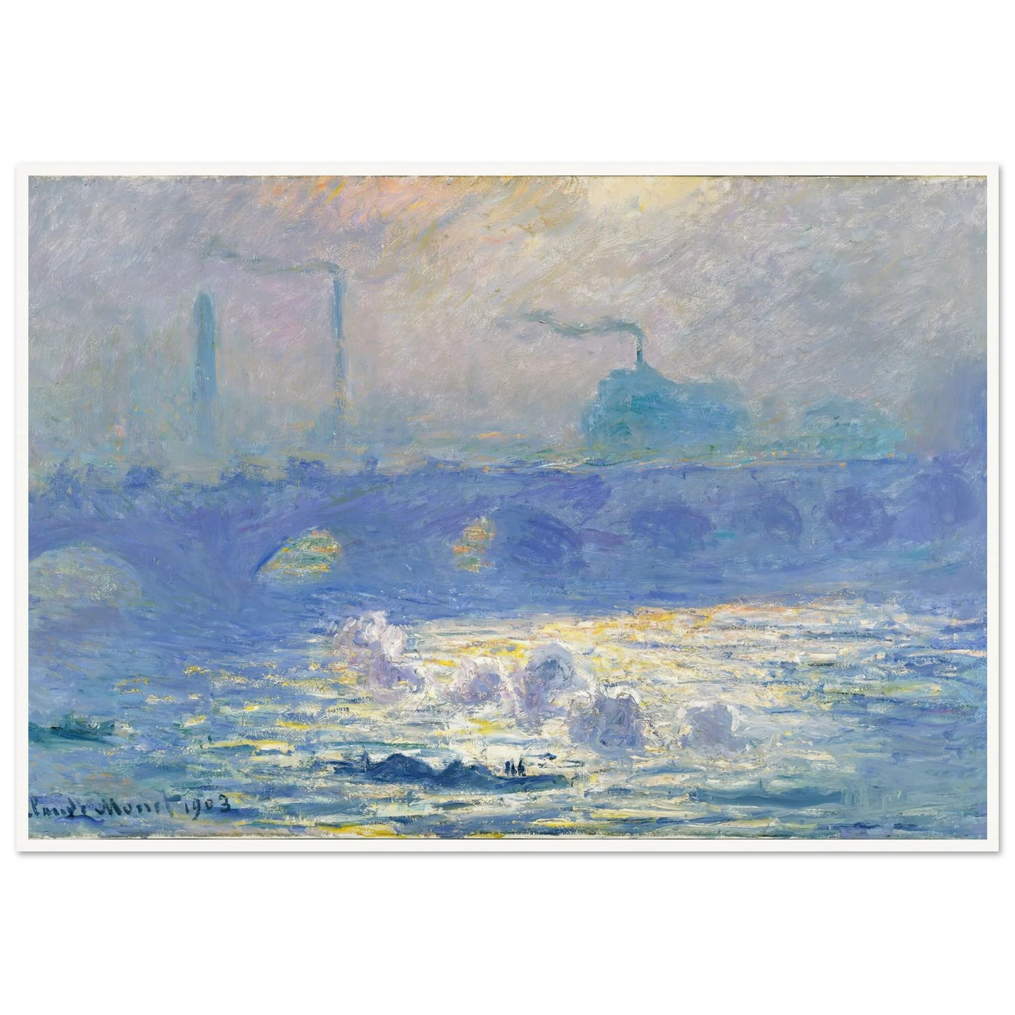 Waterloo Bridge (1903) Art Print | Claude Monet-Quipham Collections