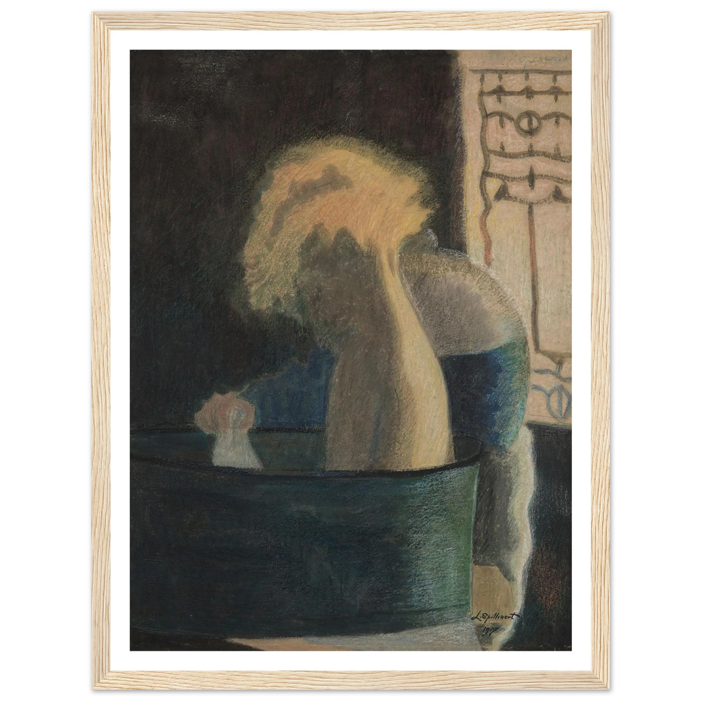 Het bad (1917) Art Print | Leon Spilliaert-Quipham Collections