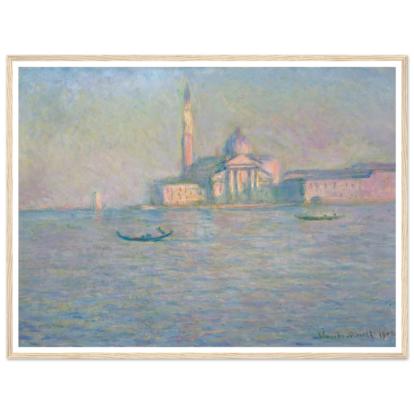 The Church of San Giorgio Maggiore, Venice (1908) Art Print | Claude Monet-Quipham Collections