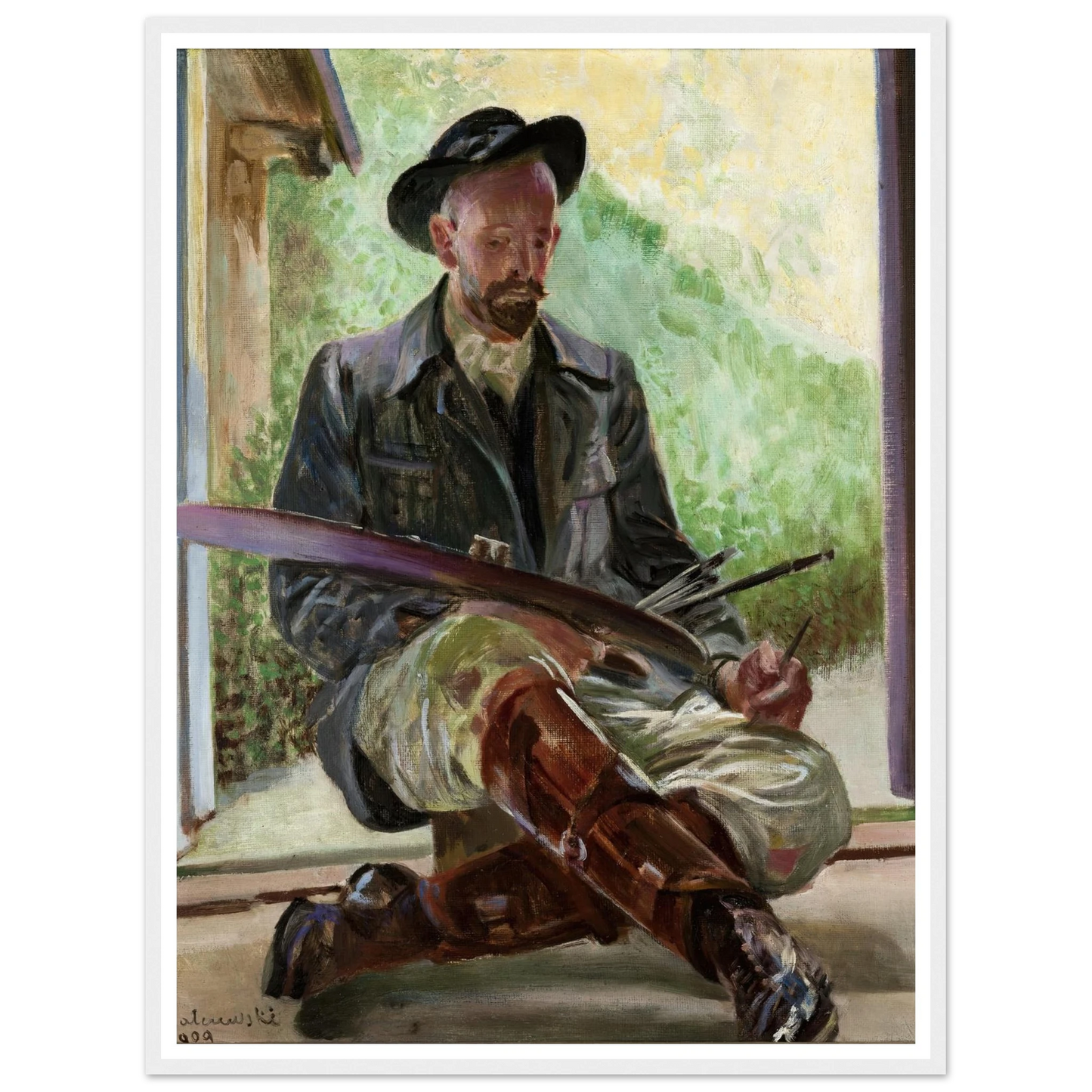 My Models – Triptych (Central Part) (1909) Art Print | Jacek Malczewski-Quipham Collections