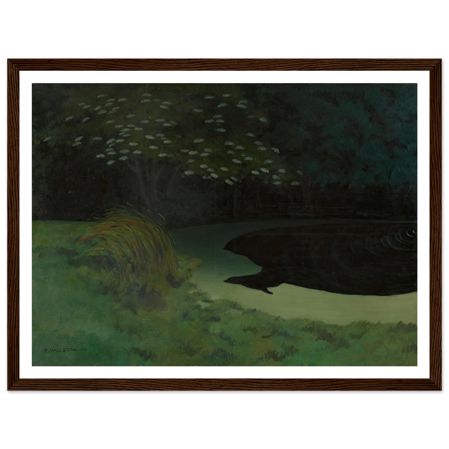 The Pond (Honfleur) (1909) Art Print | Felix Vallotton-Quipham Collections