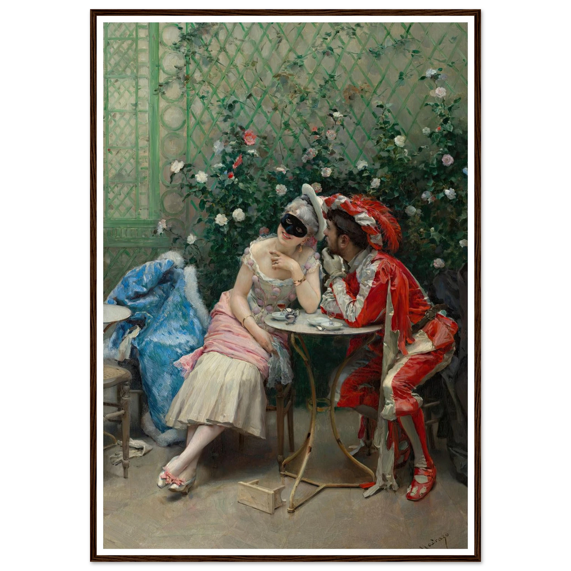 Masqueraders (1875–78) Art Print | Raimundo de Madrazo y Garreta-Quipham Collections