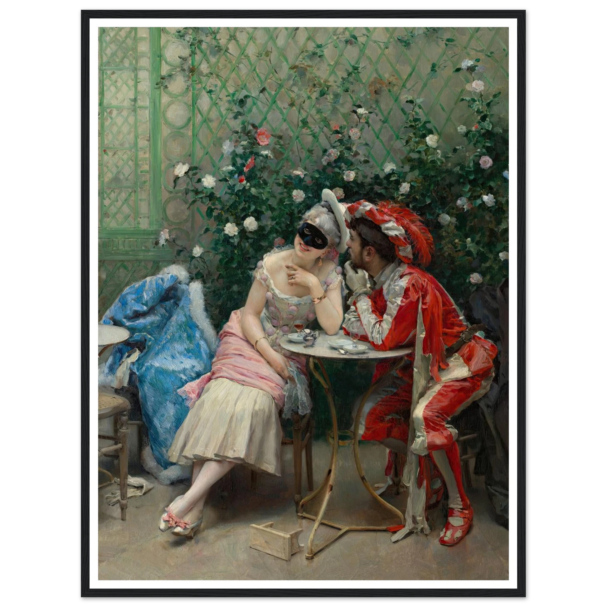 Masqueraders (1875–78) Art Print | Raimundo de Madrazo y Garreta-Quipham Collections