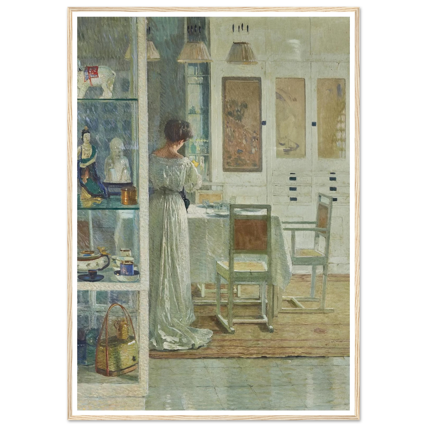 Weißes Interieur (White Interior) (1905) Art Print | Carl Moll-Quipham Collections
