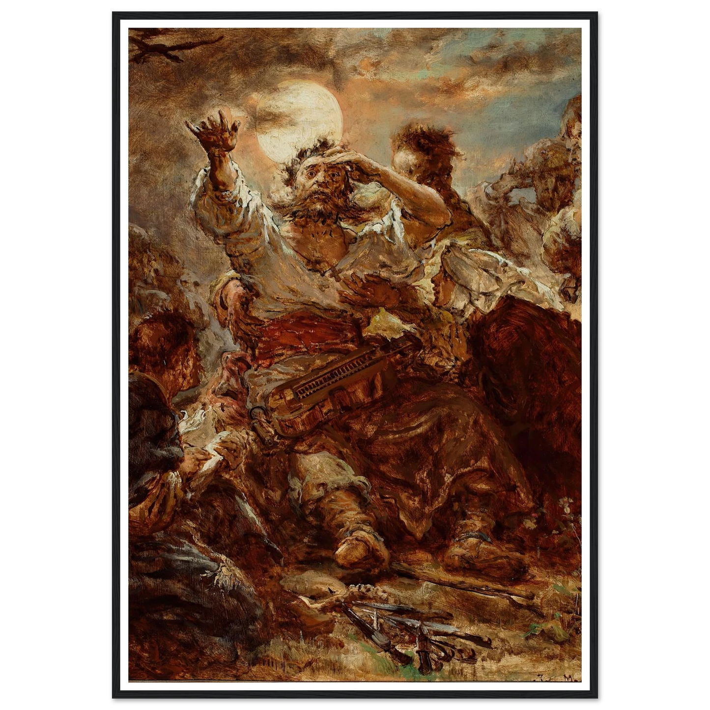 Sketch for the painting “Wernyhora” (1875) Art Print | Jan Matejko-Quipham Collections