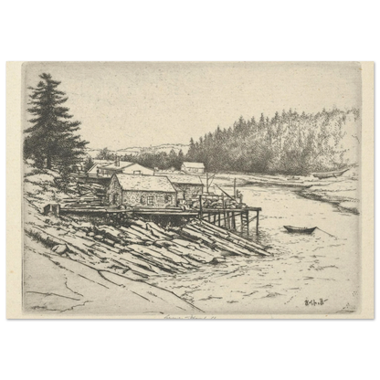 Carrying Place (1923) Art Print | Ernest Haskell-Quipham Collections