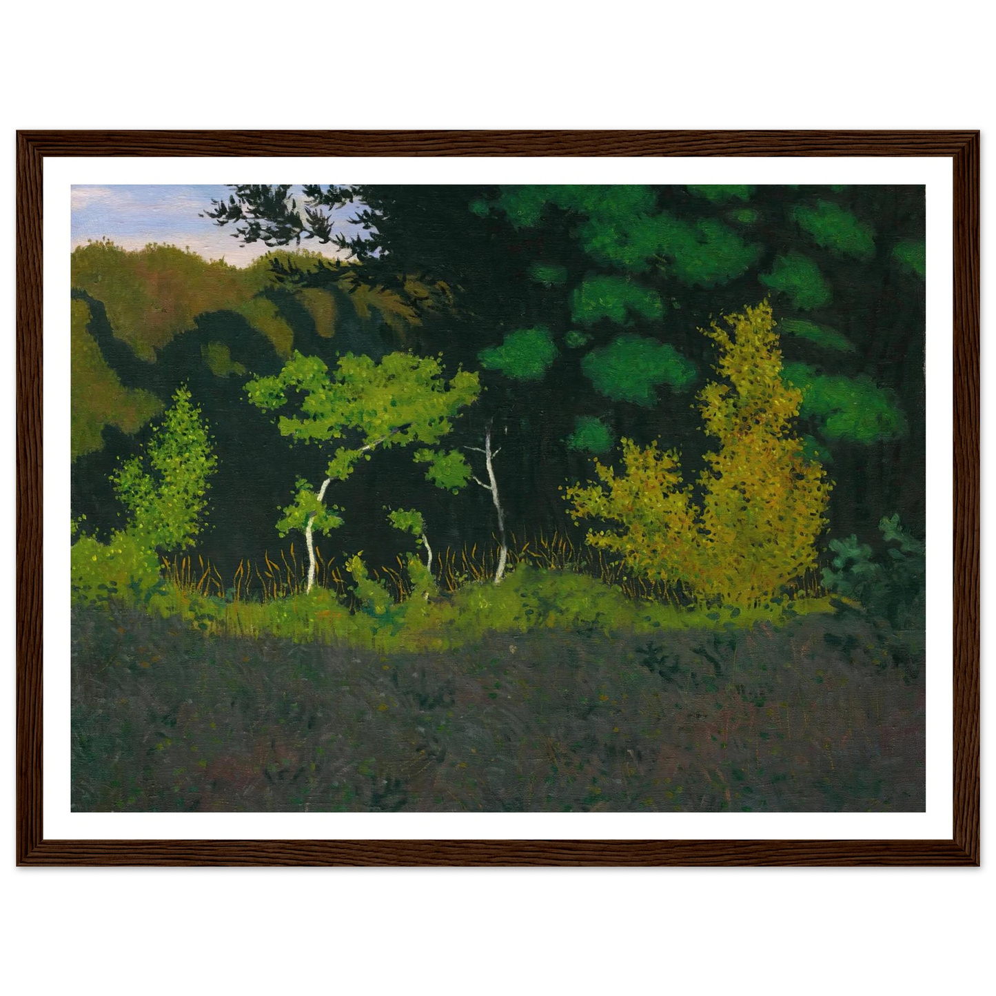 Edge Of The Wood (1920) Art Print | Felix Vallotton-Quipham Collections