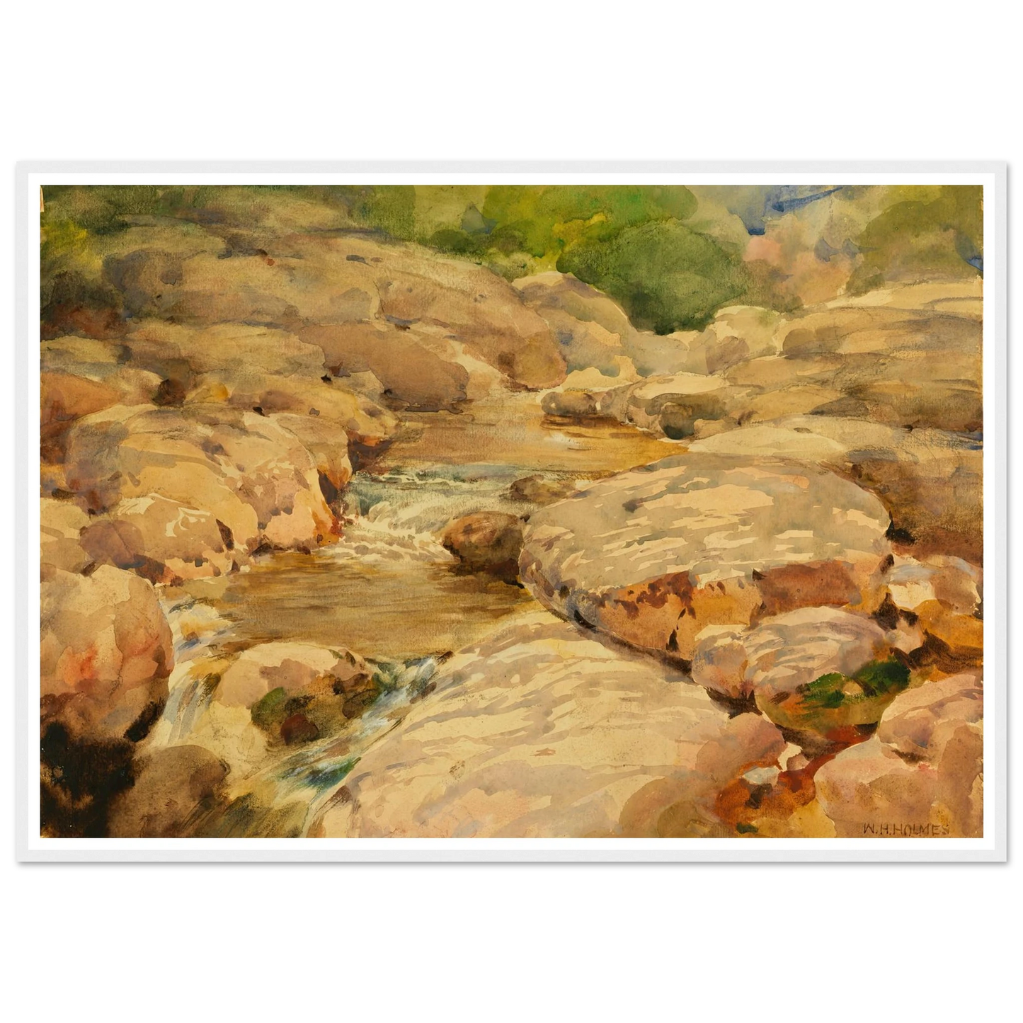 The Placid Potomac Art Print | William Henry Holmes-Quipham Collections