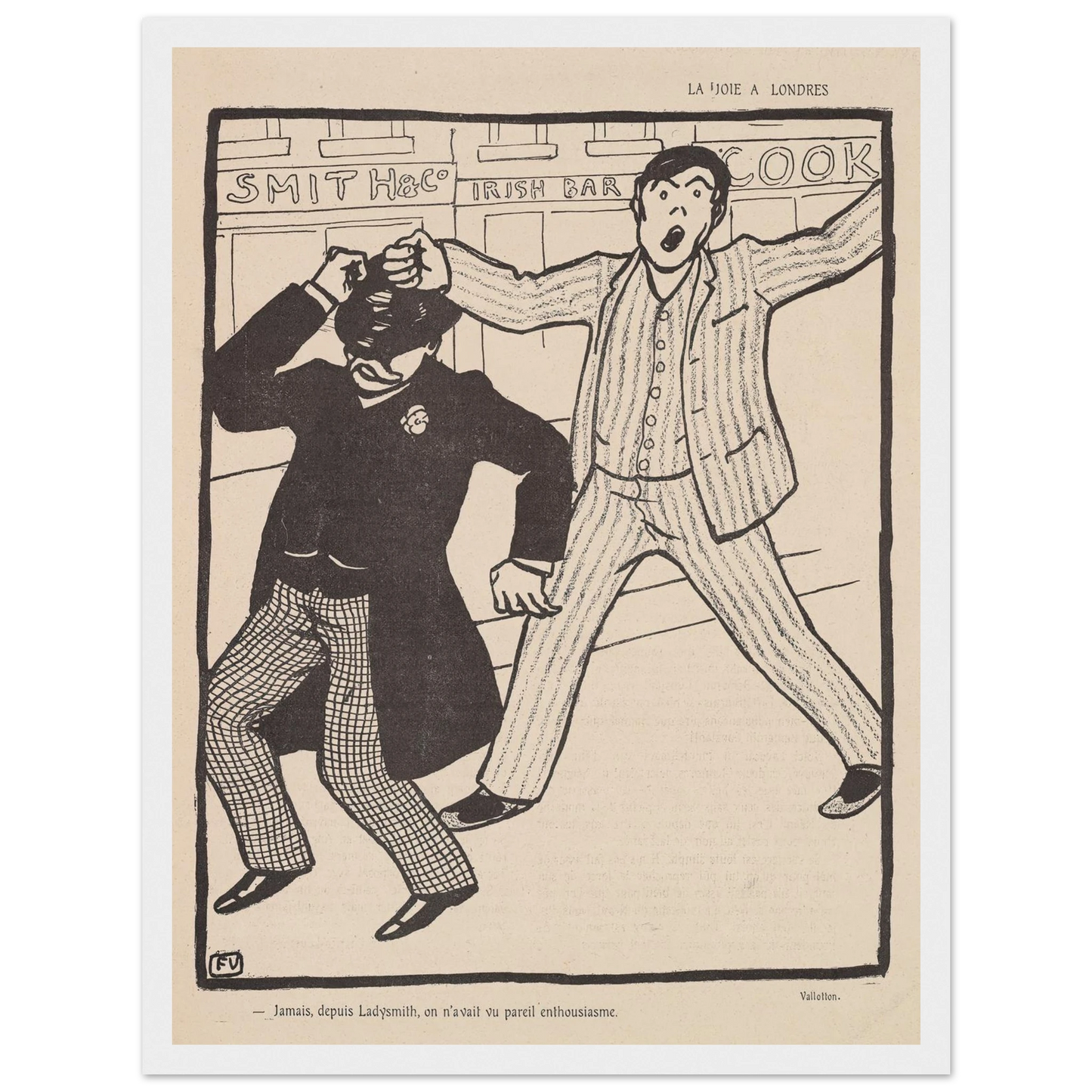 18 juillet 1903 Art Print | Felix Vallotton-Quipham Collections