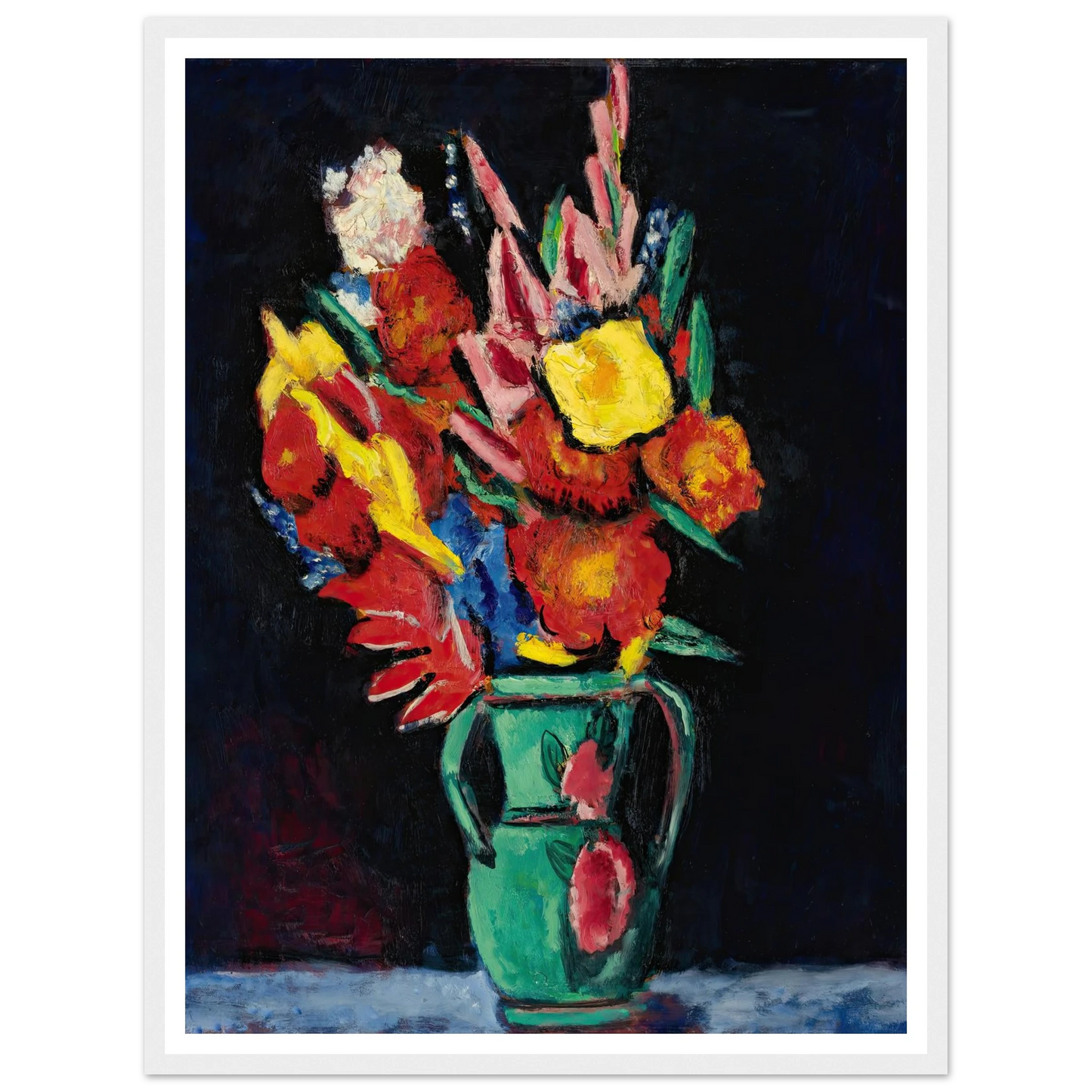 Still Life With Flowers Art Print | Marsden Hartley-Quipham Collections