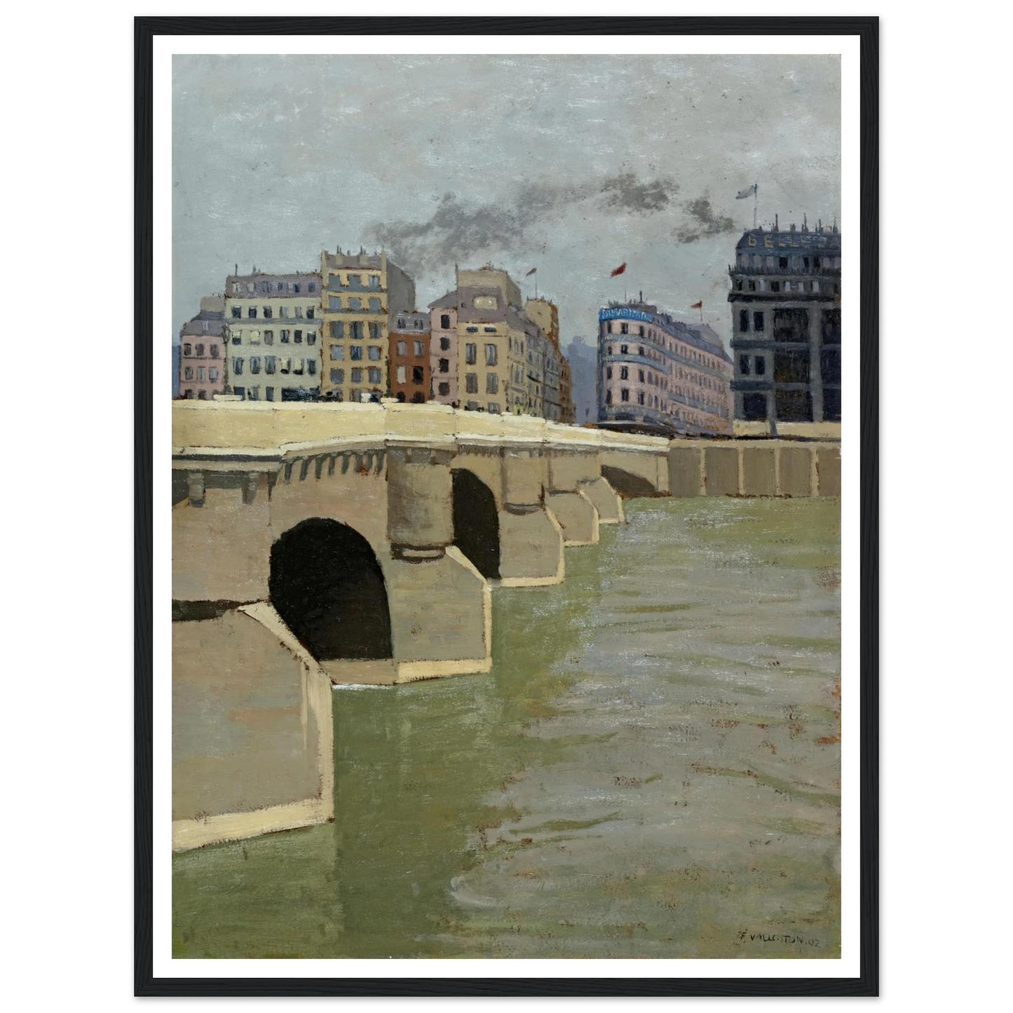 The Pont Neuf Bridge, 1902 Art Print | Felix Vallotton-Quipham Collections