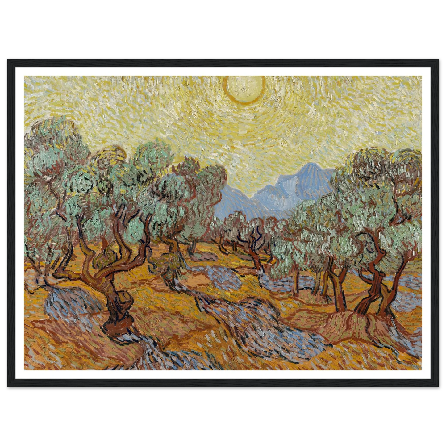 Olive Trees (1889) Art Print | Vincent van Gogh-Quipham Collections