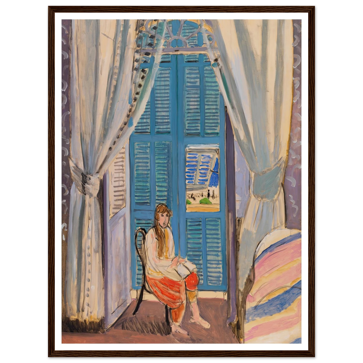 The Venetian Blinds (Les Persiennes) (1919) Art Print | Henri Matisse-Quipham Collections