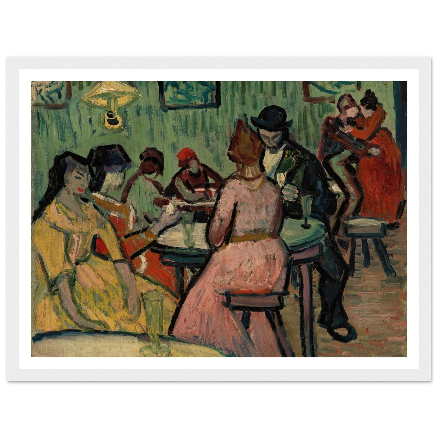 The Brothel (Le Lupanar) (1888) Art Print | Vincent van Gogh-Quipham Collections