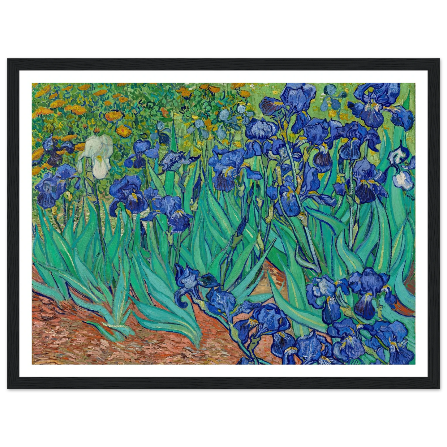 Irises (1889) Art Print | Vincent van Gogh-Quipham Collections