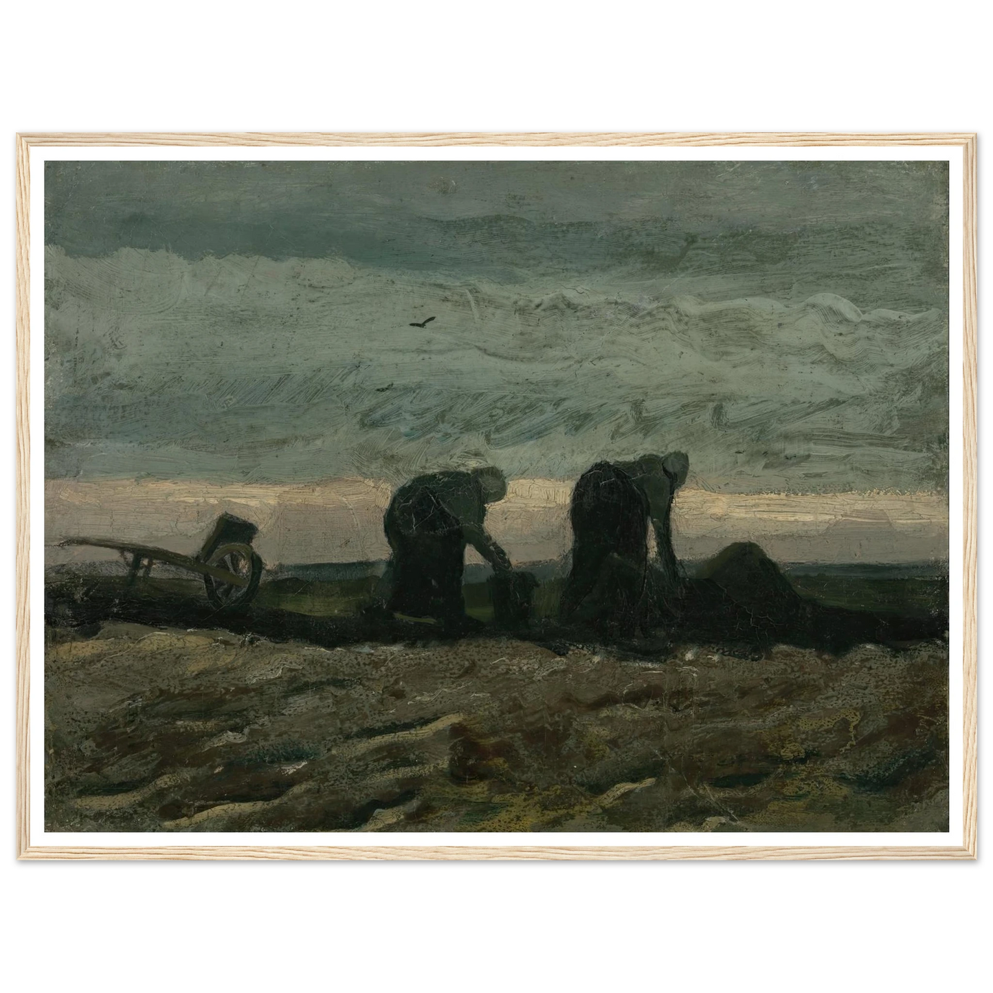 Two women on the heath (1883) Art Print | Vincent van Gogh-Quipham Collections