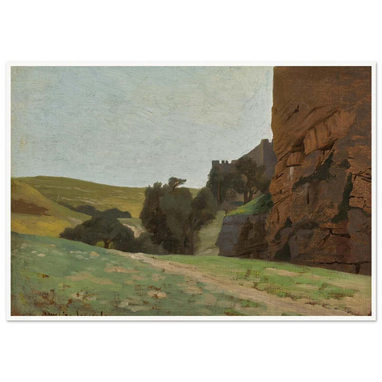 The Walls Of Jerusalem Art Print | Jean Leon Gerome-Quipham Collections