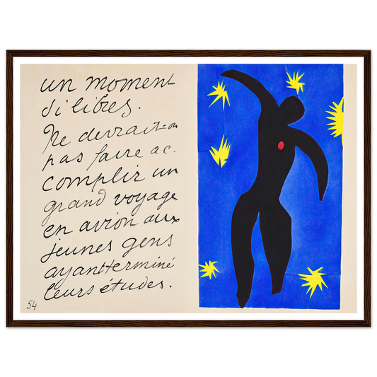 Icarus (1947) Art Print | Henri Matisse-Quipham Collections