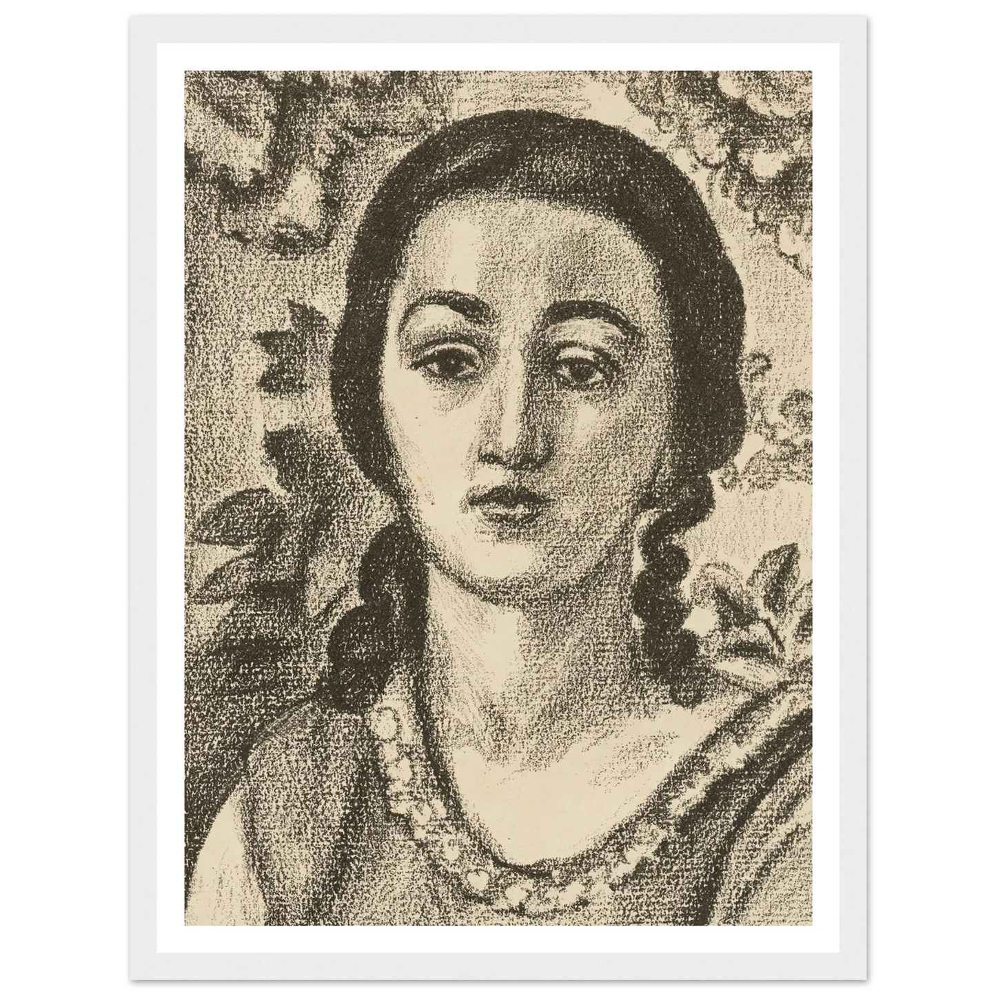 Young woman with brown curls (1924) Art Print | Henri Matisse-Quipham Collections
