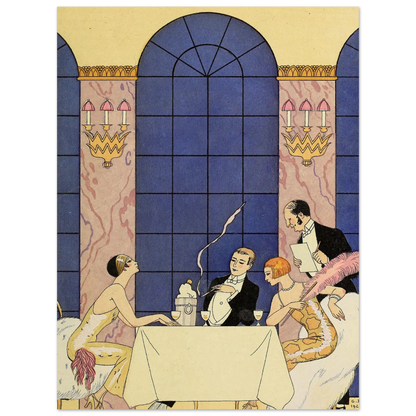 Falbalas et fanfreluches, La Gourmandise (1925) Art Print | George Barbier-Quipham Collections