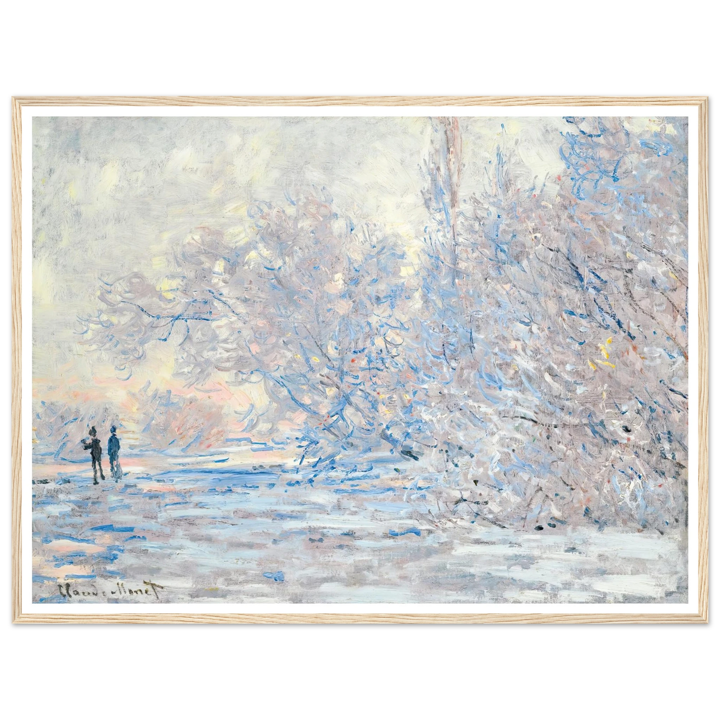 Le Givre À Giverny (1885) Art Print | Claude Monet-Quipham Collections