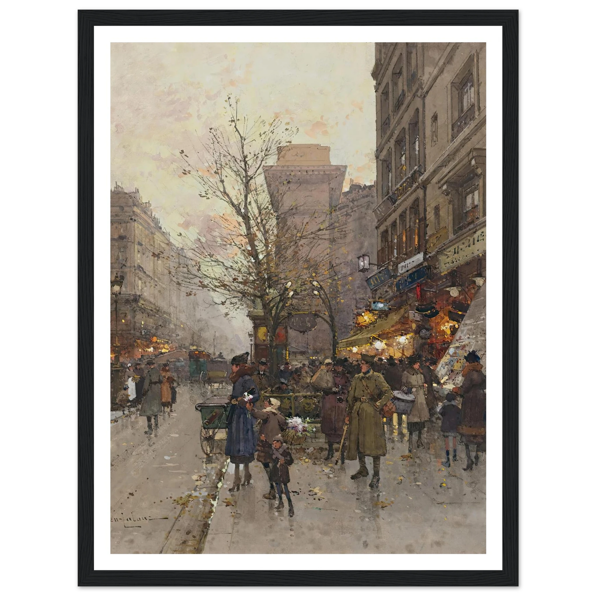 La Porte Saint Denis, Paris Art Print | Eugene Galien Laloue-Quipham Collections