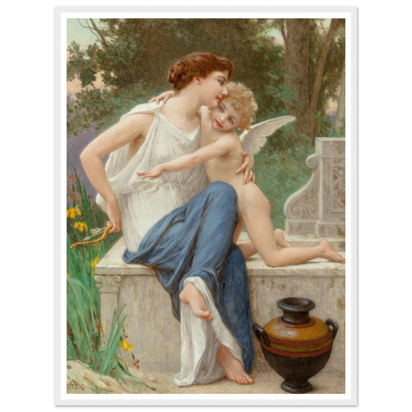 Disarming Cupid Art Print | Guillaume Seignac-Quipham Collections
