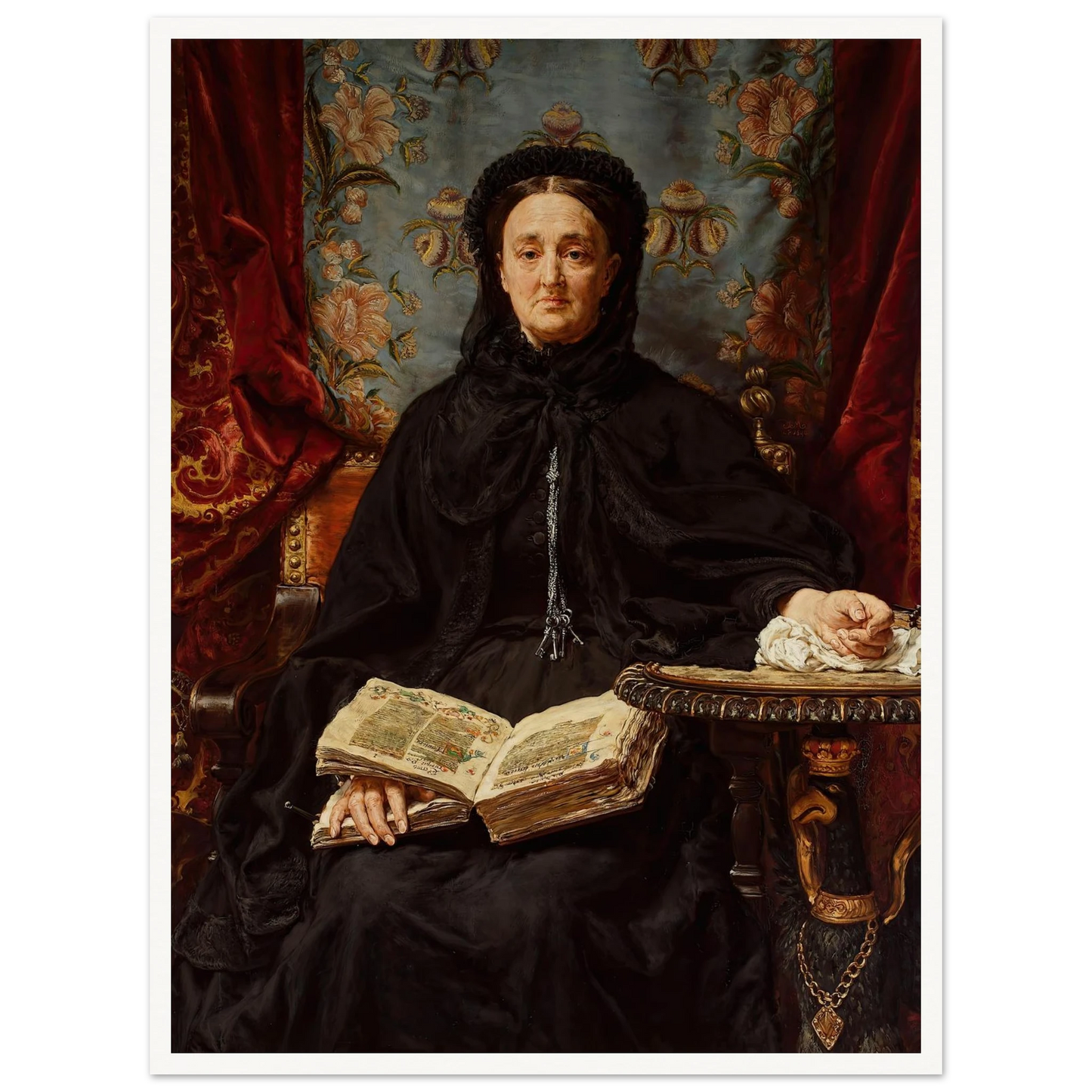 Portrait of Katarzyna Potocka née Branicka (1825–1907), wife of Adam (1890) Art Print | Jan Matejko-Quipham Collections