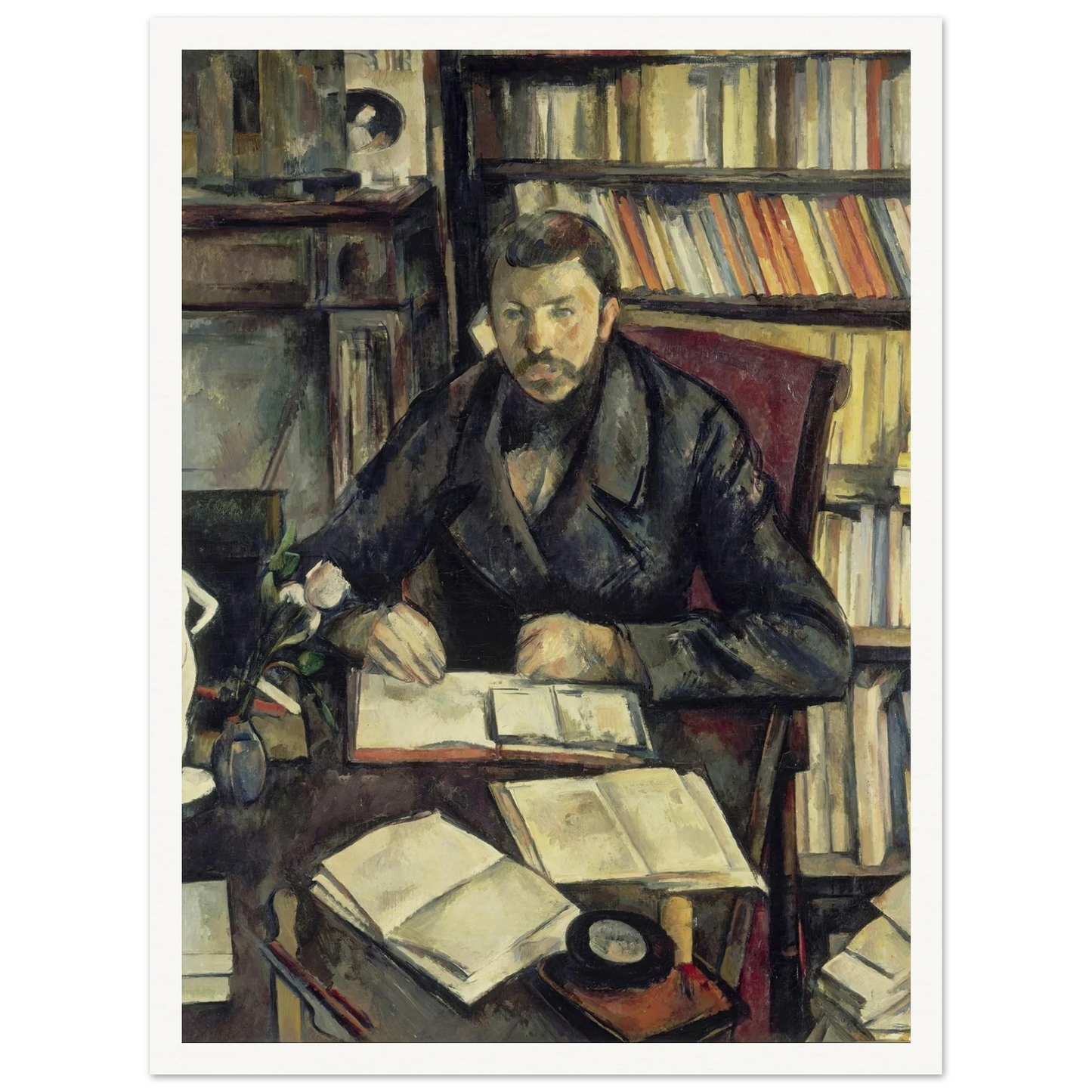 Gustave Geffroy (1895 - 1896) Art Print | Paul Cezanne-Quipham Collections