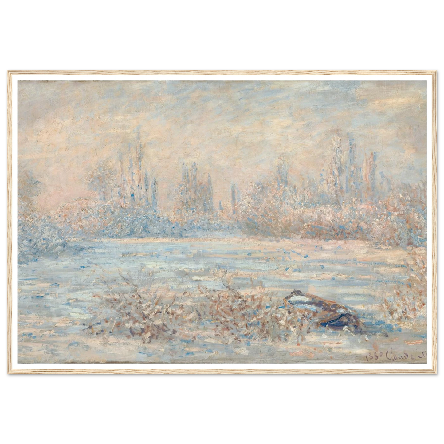 Le Givre (1880) Art Print | Claude Monet-Quipham Collections