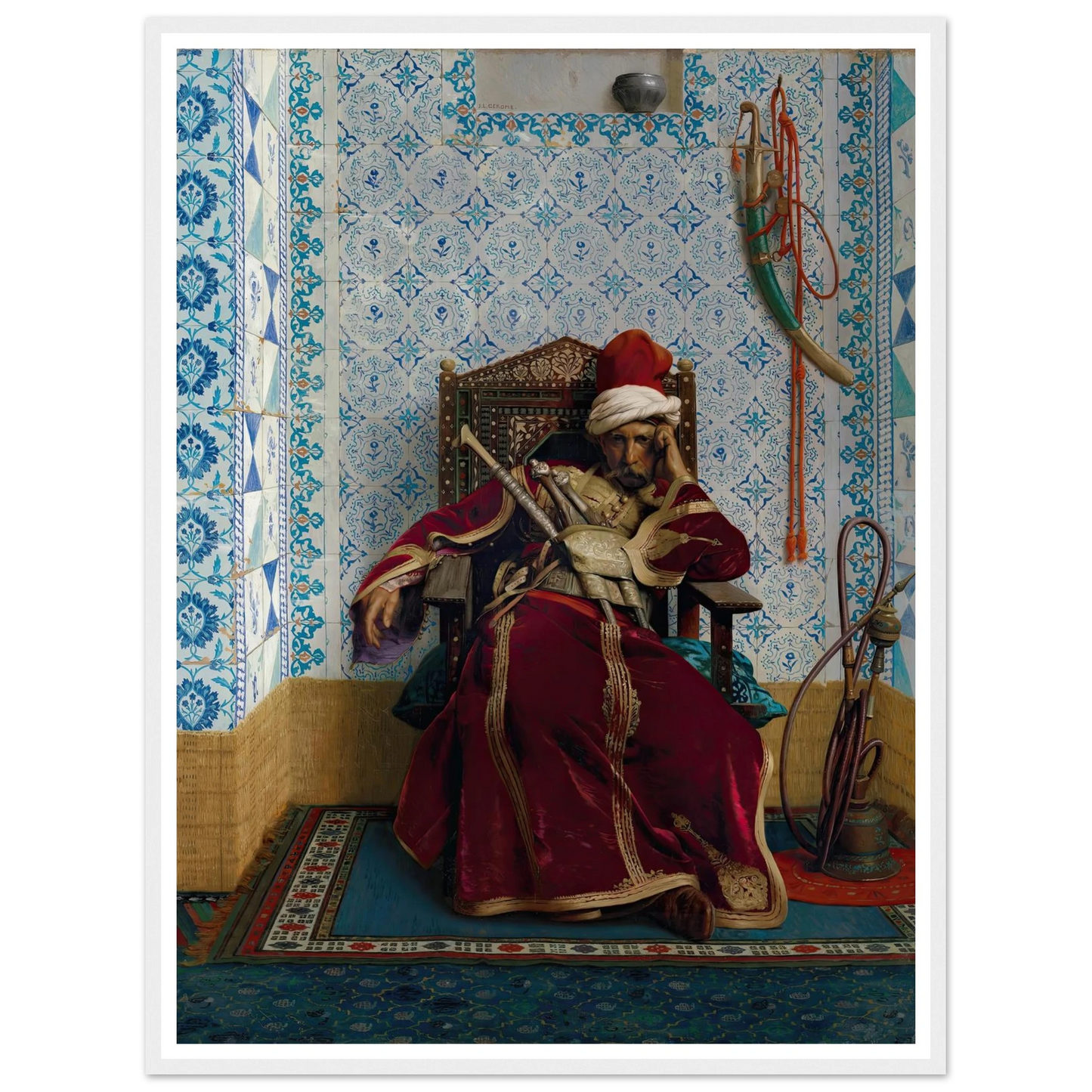 Markos Botsaris (1874) Art Print | Jean Leon Gerome-Quipham Collections