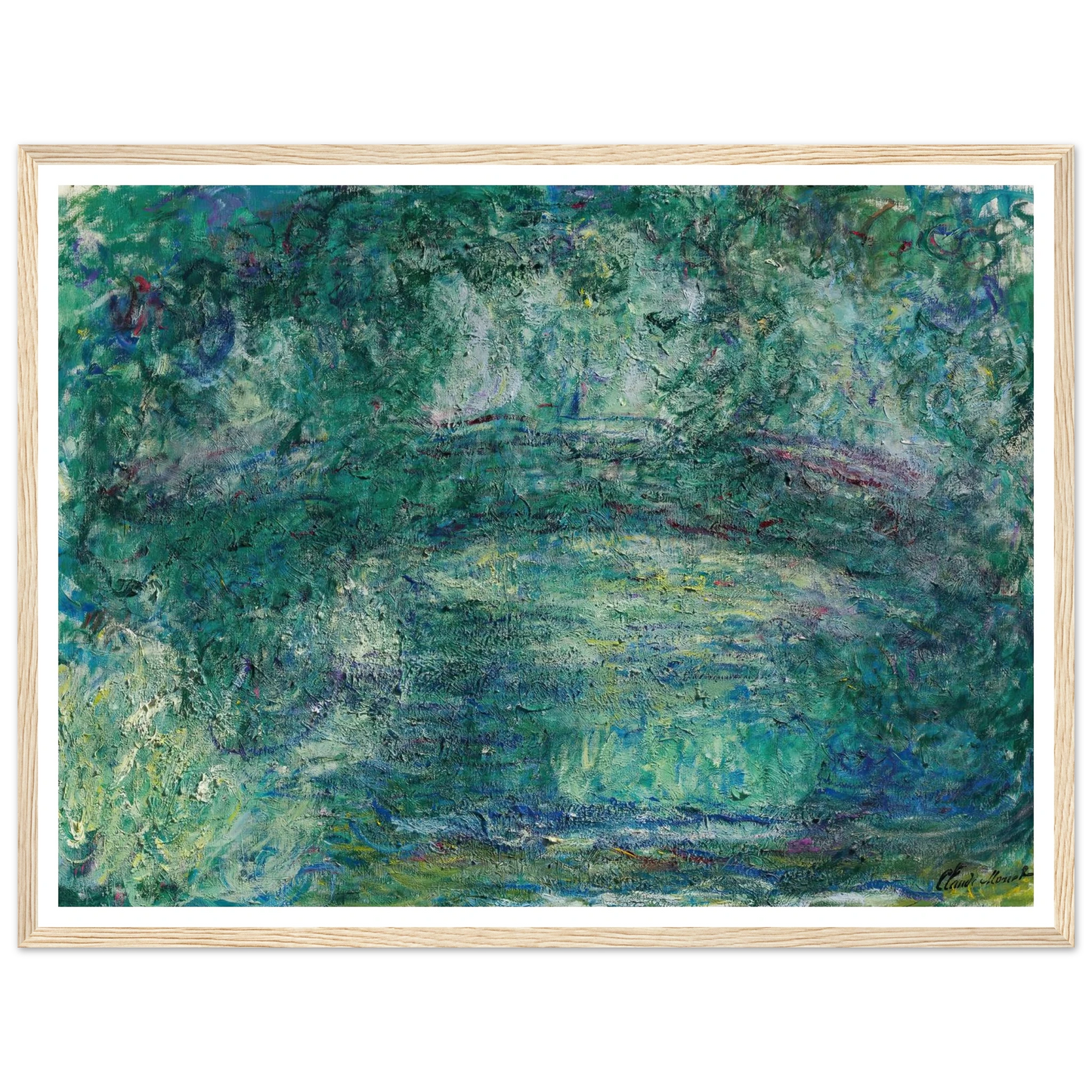 Le pont japonais (1918-1924) Art Print | Claude Monet-Quipham Collections