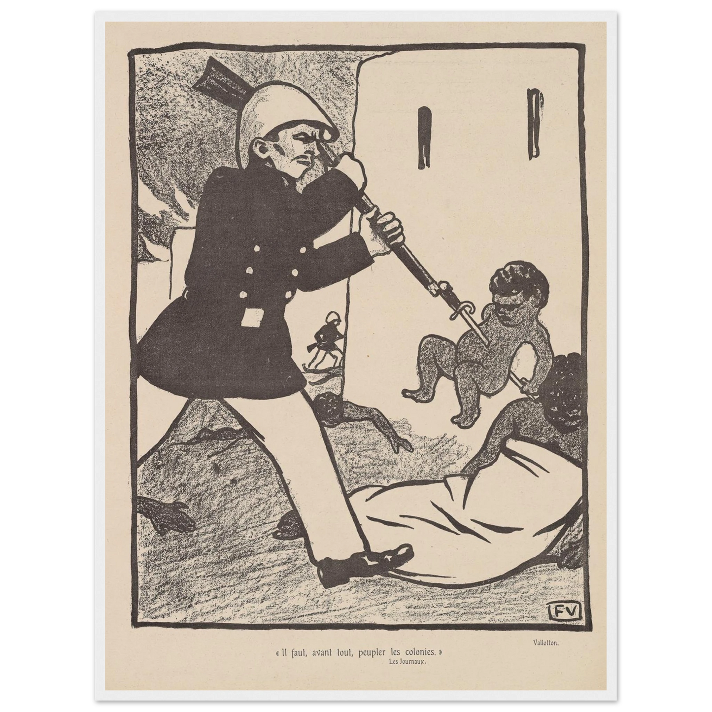 11 juillet 1903 Art Print | Felix Vallotton-Quipham Collections