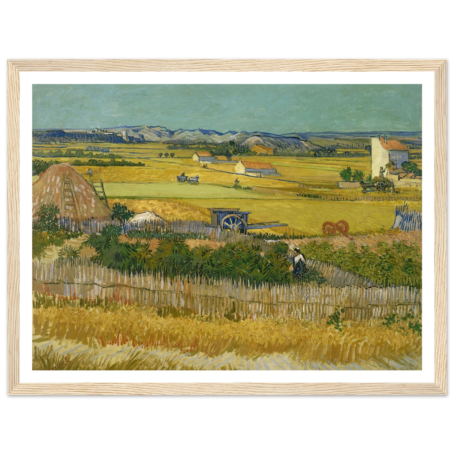 The harvest (1888) Art Print | Vincent van Gogh-Quipham Collections