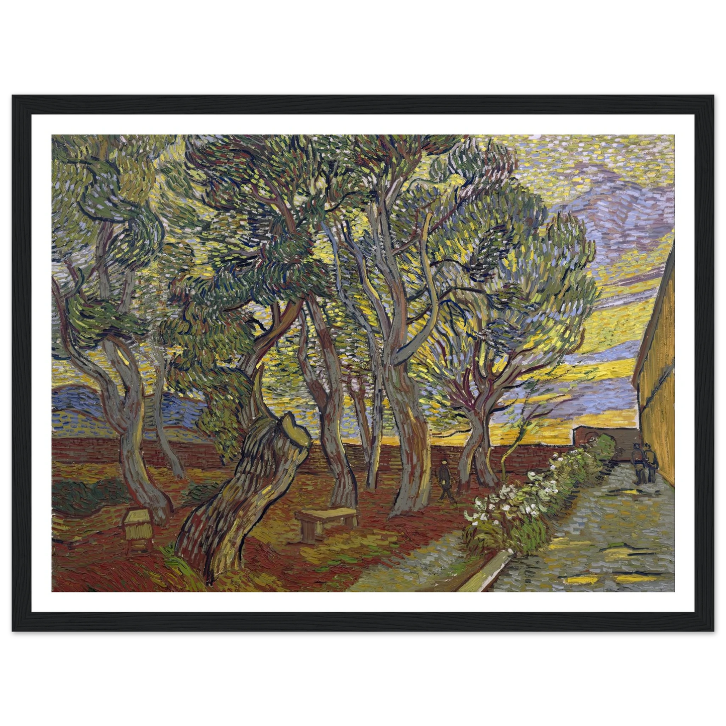 The garden of Saint Paul’s Hospital Art Print | Vincent van Gogh-Quipham Collections