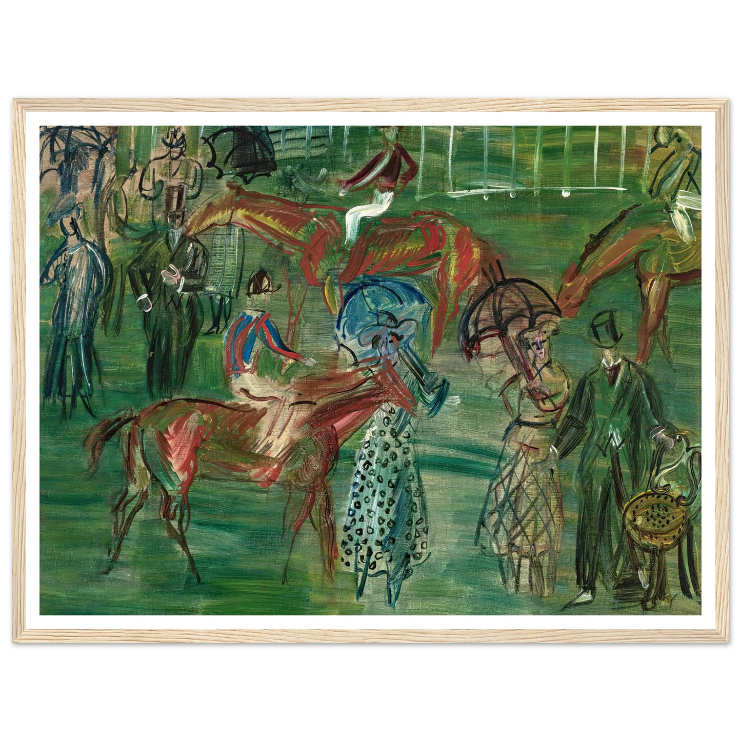 La pelouse (circa 1950) Art Print | Raoul Dufy-Quipham Collections