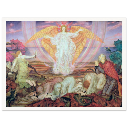 Death of the Dragon (circa 1914) Art Print | Evelyn de Morgan-Quipham Collections