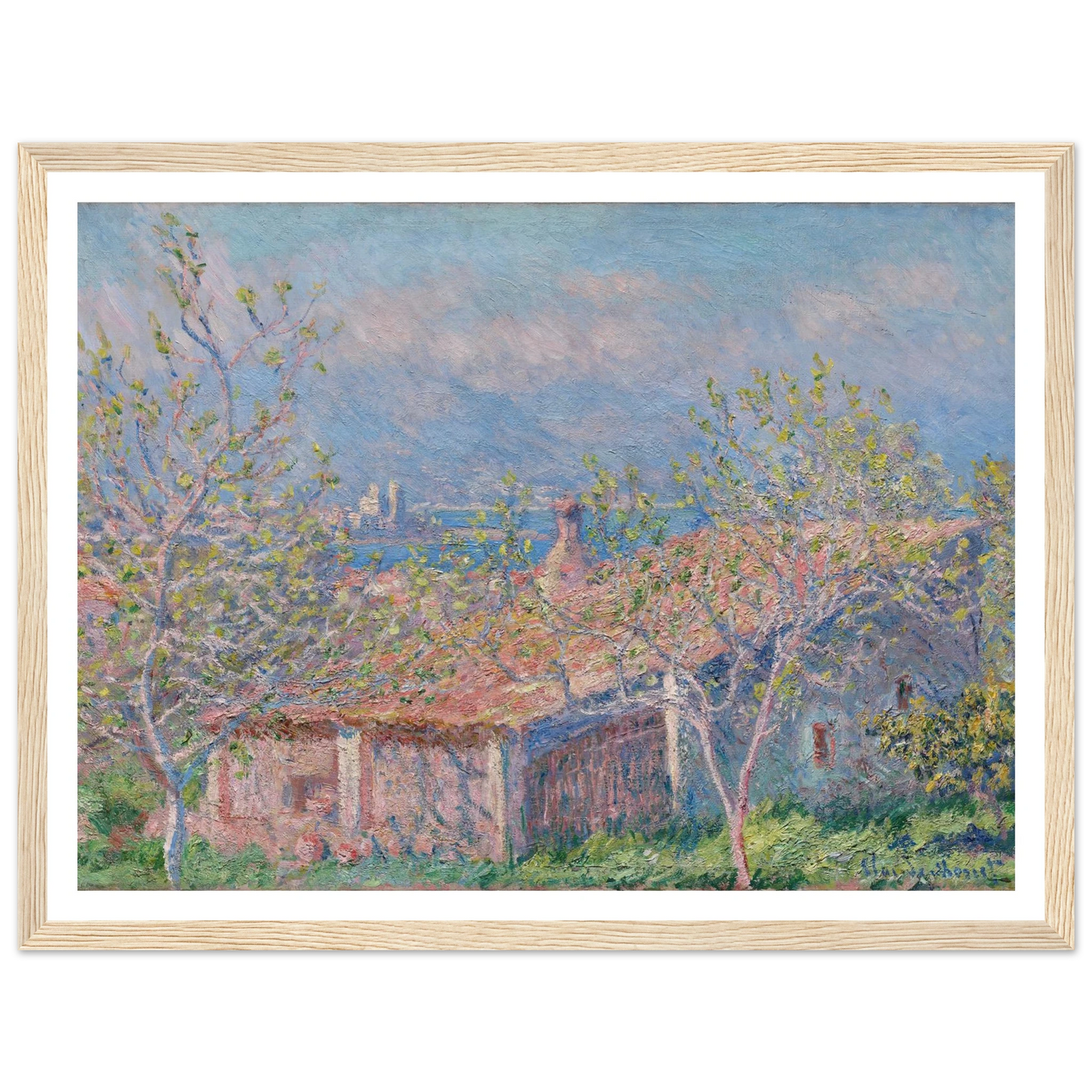Gardener’s House at Antibes (1888) Art Print | Claude Monet-Quipham Collections