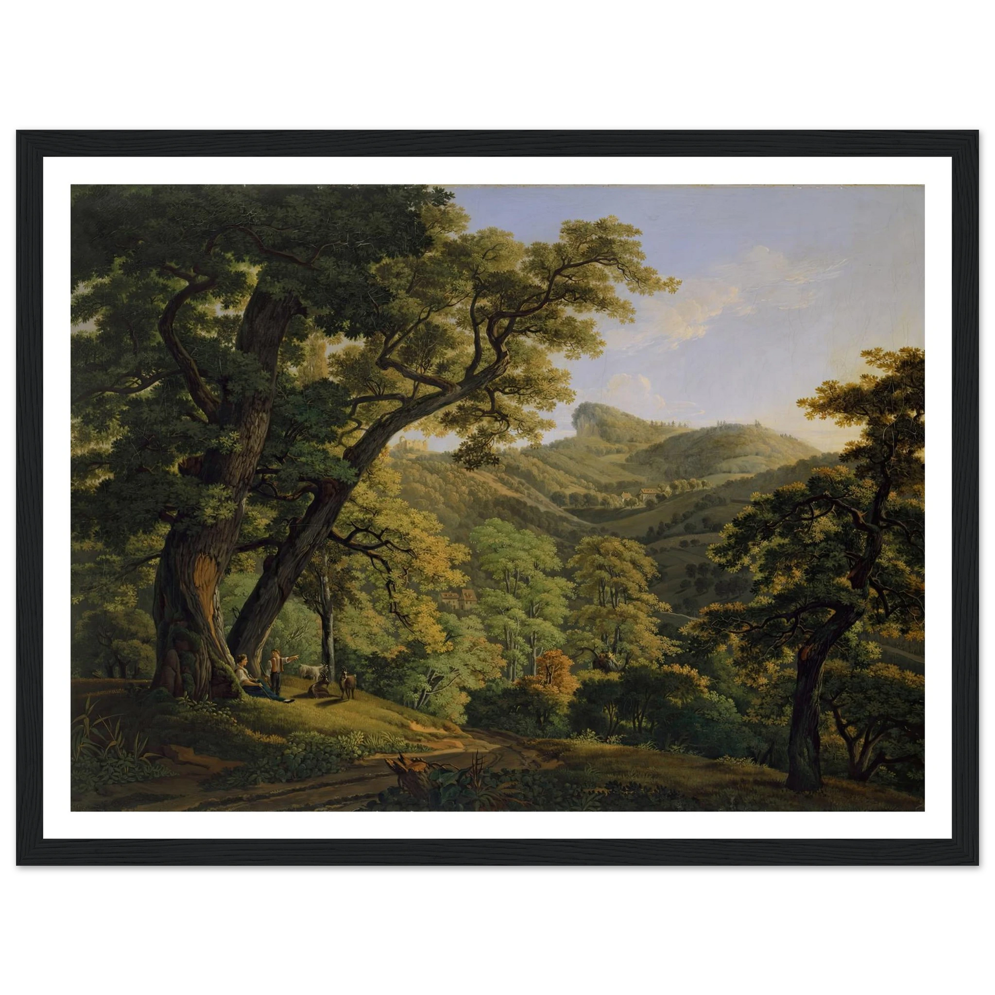 Neu-Schauenburg near Pratteln (1813) Art Print | Peter Birmann-Quipham Collections