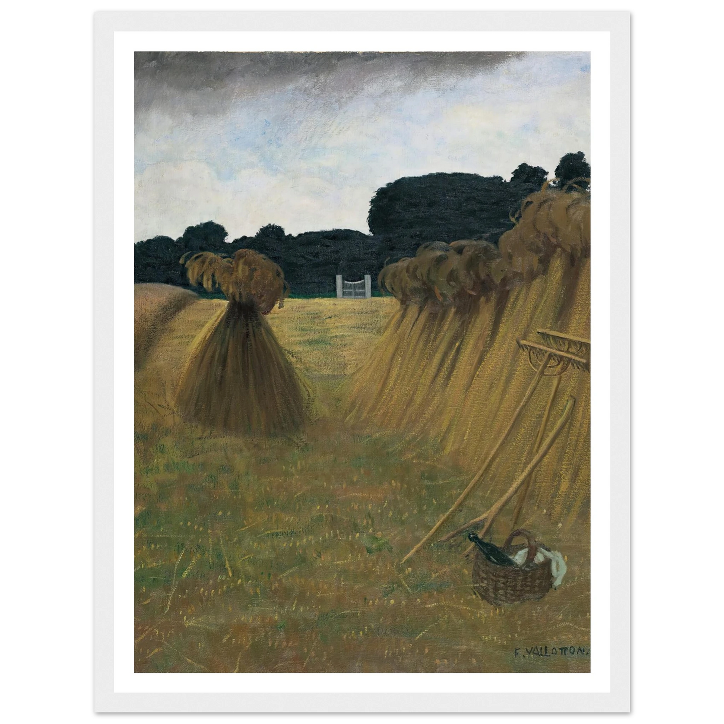 The Sheaves (1914) Art Print | Felix Vallotton-Quipham Collections