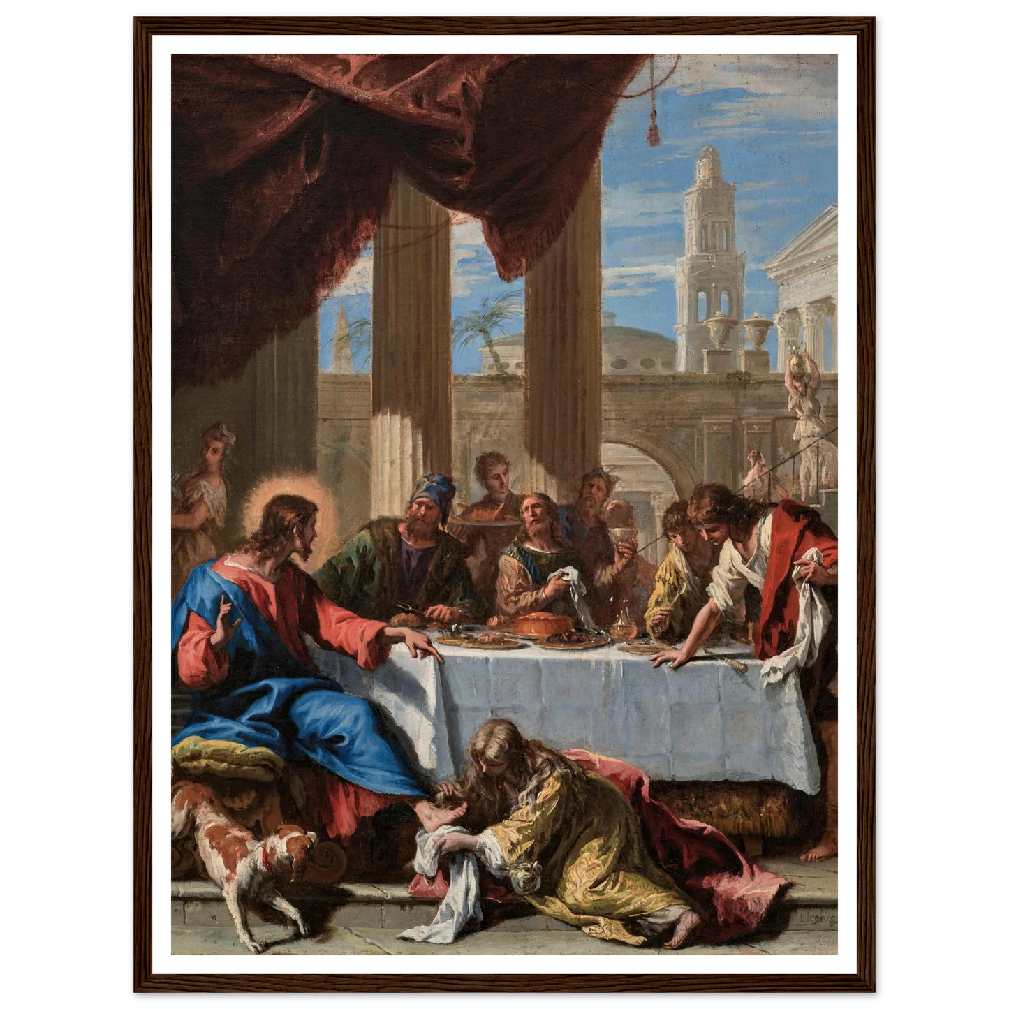 Christ in the House of Simon the Pharisee (1713) Art Print | Sebastiano Ricci-Quipham Collections
