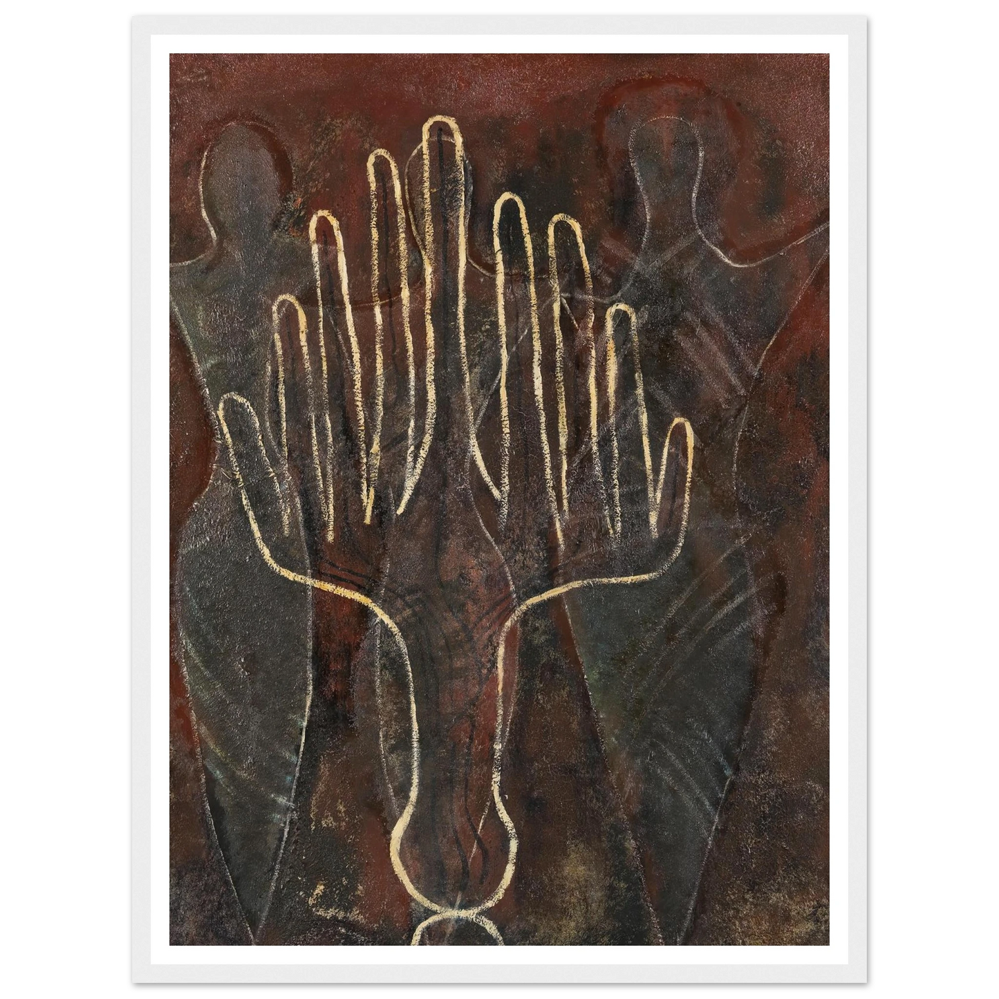 Mains et fantômes (1948) Art Print | Francis Picabia-Quipham Collections