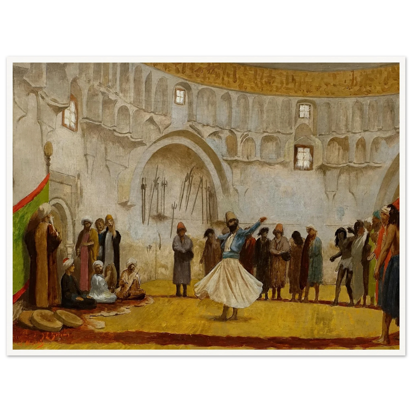 Sketch for Le derviche tourneur (The Whirling Dervish) (c. 1868-1889) Art Print | Jean Leon Gerome-Quipham Collections