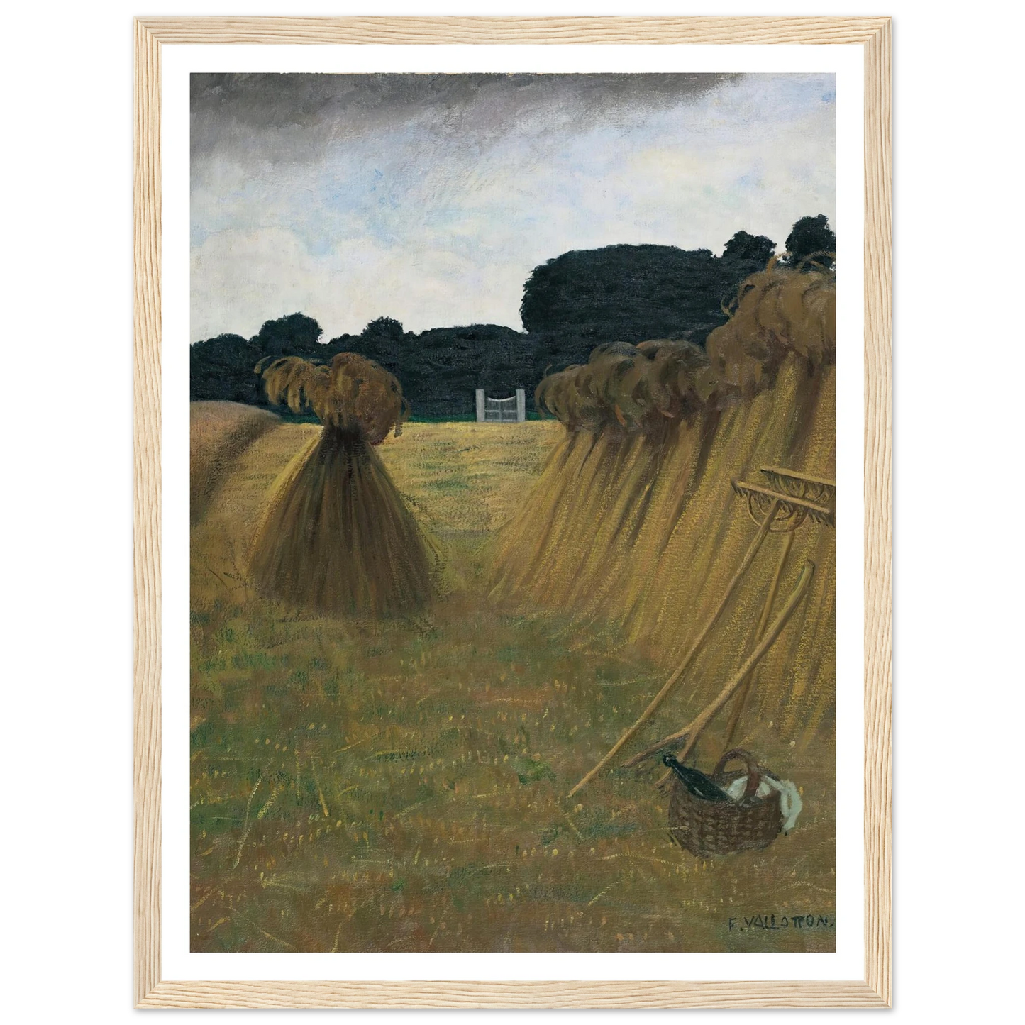 The Sheaves (1914) Art Print | Felix Vallotton-Quipham Collections