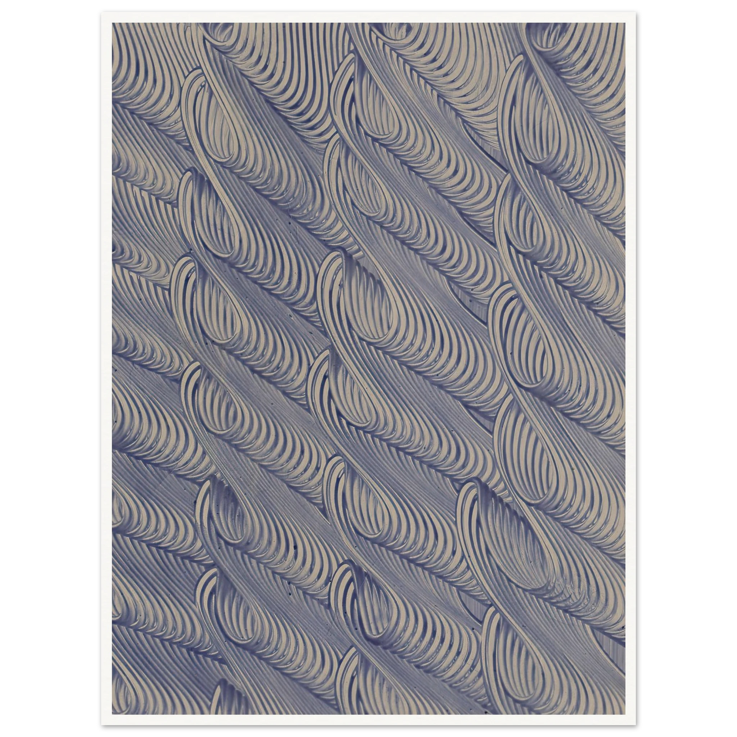 Kleisterpapier mit Verdrängungsdekor (Linienbündel) (1890) Art Print | Anker Kyster-Quipham Collections