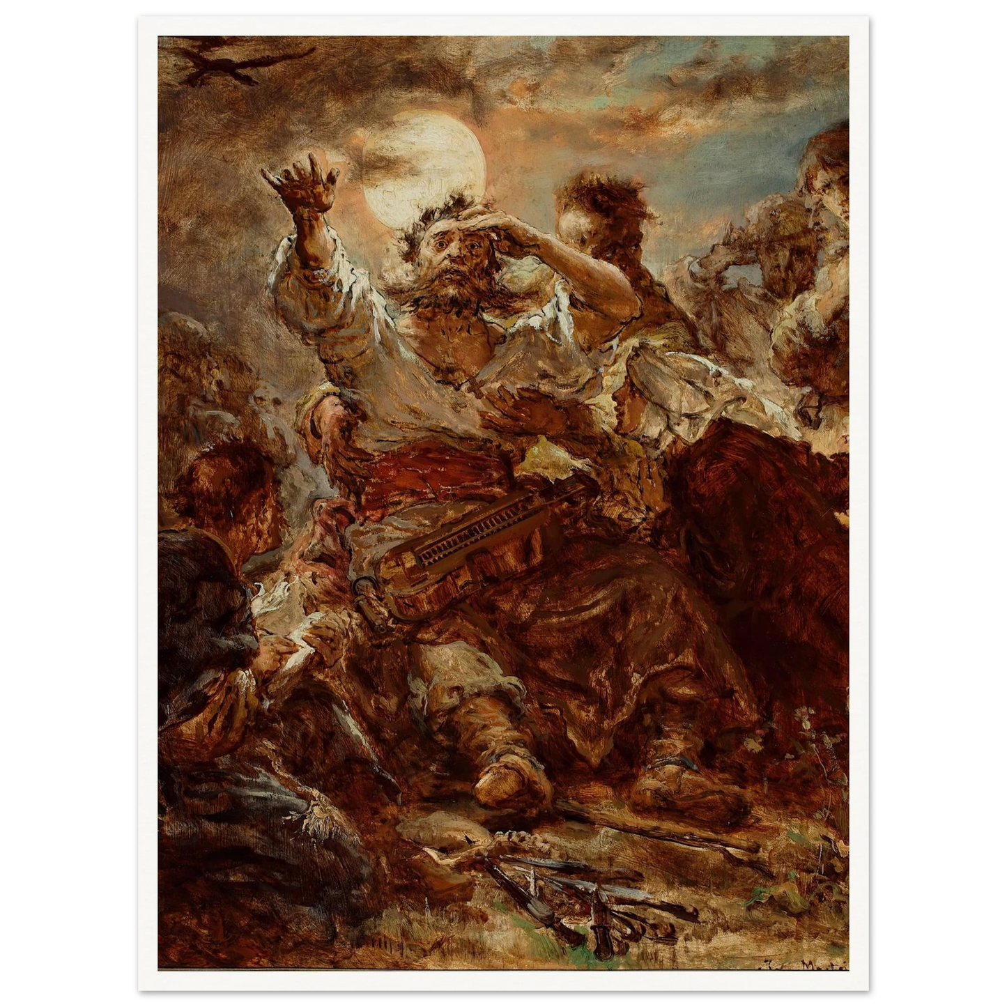 Sketch for the painting “Wernyhora” (1875) Art Print | Jan Matejko-Quipham Collections
