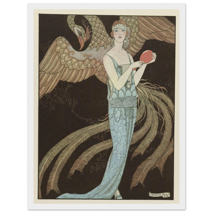 Sortilèges ; Robe du soir, de Beer (1922) Art Print | George Barbier-Quipham Collections